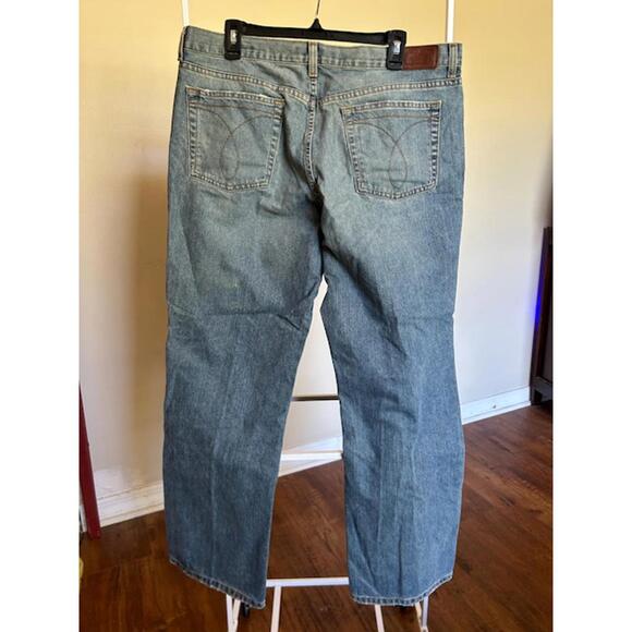 Calvin Klein Light Wash Denim Jeans Size 16 - Picture 2 of 4